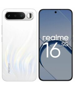Смартфон Realme RMX5171 16 5G 256Gb 8Gb белый моноблок 3G 4G 6.74" 720x1600 Android 16 32Mpix 802.11 a/b/g/n/ac NFC GPS GSM900/1800 GSM1900 [6941764488113] фотографии