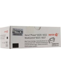 Для Xerox (оригинал): Тонер-картридж XEROX 106R02763 Black для Phaser 6020/6022,WorkCentre 6025/6027 фотографии