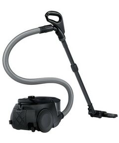 Пылесосы: Пылесос Samsung VC18M3160VG 1800/380 Вт, тёмный титан 2 л, управление на ручке, НЕРА11, турбощетка фотографии