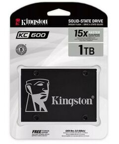 Купить SSD-накопитель Kingston 1 Tb KC600 SATA 6Gb/s 2.5" 3D TLC [SKC600/1024G] в компании Зеон