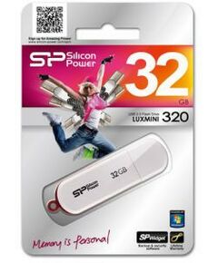 Купить USB Flash Drive Silicon Power LuxMini 320 32Gb USB2.0, RTL [SP032GBUF2320V1W], изображение 3 в компании Зеон