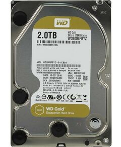 Жесткие диски: Жесткий диск Western Digital 2 Tb Gold SATA 6Gb/s 3.5" 7200rpm 128Mb [WD2005FBYZ] фотографии