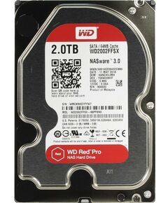 Купить Жесткий диск Western Digital 2 Tb Red Pro SATA 6Gb/s 3.5" 7200rpm 64Mb [WD2002FFSX] в компании Зеон