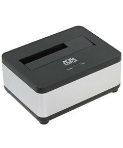 Аксессуары для жестких дисков: Док-станция AgeStar 3UBT7-Silver для подключения 3.5"/2.5"SATA HDD, USB3.0 фотографии