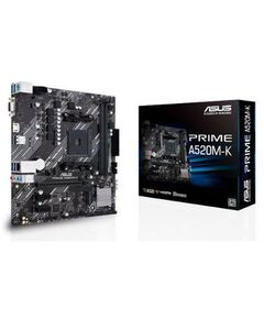 Купить Материнская плата Asus PRIME A520M-K AM4 AMD A520 PCI-E Dsub+HDMI GbLAN SATA MicroATX 4DDR4 RTL в компании Зеон