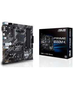 Купить Материнская плата Asus PRIME B550M-K AM4 B550 PCI-E Dsub+DVI+HDMI GbLAN SATA MicroATX 4DDR4 RTL в компании Зеон