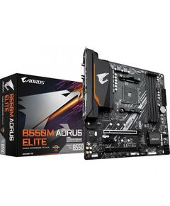 Купить Материнская плата GigaByte B550M AORUS ELITE AM4 B550 2xPCI-E DVI+HDMI GbLAN SATA RAID MicroATX 4DDR4 RTL в компании Зеон