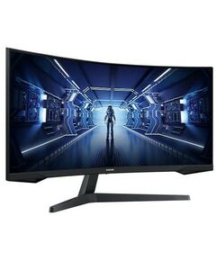 Мониторы: ЖК-монитор Samsung LC34G55TWWIXCI 34", черный фотографии