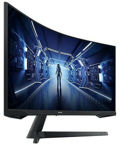 Мониторы: ЖК-монитор Samsung LC34G55TWWIXCI 34", черный фотографии
