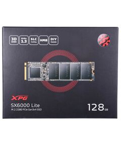 Купить Накопитель AData 128 Gb XPG SX6000 Lite M.2 2280 M 3D TLC [ASX6000LNP-128GT-C] в компании Зеон