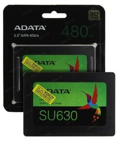 Купить SSD-накопитель AData 480 Gb Ultimate SU630 SATA 6Gb/s 2.5" 3D QLC [ASU630SS-480GQ-R] в компании Зеон