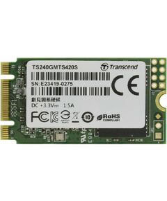 Купить Накопитель Transcend 240 Gb MTS420S M.2 2242 B&M 6Gb/s 3D TLC [TS240GMTS420S] в компании Зеон