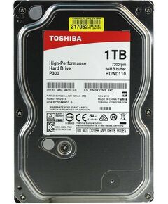 Купить Жесткий диск Toshiba 1 Tb P300 SATA 6Gb/s 3.5" 7200rpm 64Mb [HDWD110UZSVA] в компании Зеон