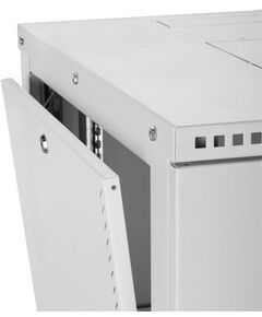 Купить Настенный разборный шкаф TLK TWI-126060-R-G-GY 19", 12U, стеклянная дверь, Ш600хВ569хГ600мм, 2 пары монтажных направляющих, серый, изображение 7 в компании Зеон