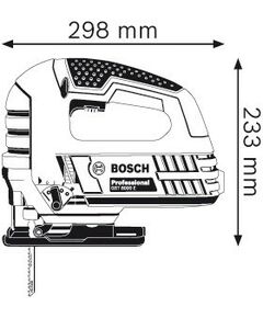 Купить Лобзик BOSCH GST-8000E 710Вт, 80/10мм, 500/3100 ход/мин, 2.5кг [060158H000 / 060158H001], изображение 2 в компании Зеон