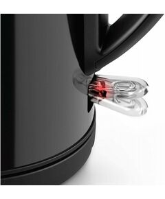 Чайники, термопоты: Чайник BOSCH TWK3P423 2400 Вт, 1.7 л, DesignLine, нержавеющая сталь, цвет черный,  скрытый нагревательный элемент, фильтр от накипи фотографии