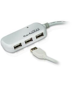 Купить KVM-переключатель ATEN UE2120H USB 2.0 4-Port Hub with Extension Cable 12m в компании Зеон