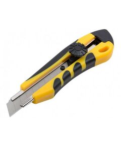 Столярно-слесарный инструмент: Нож технический  18мм усиленный с вращ. прижимом фотографии