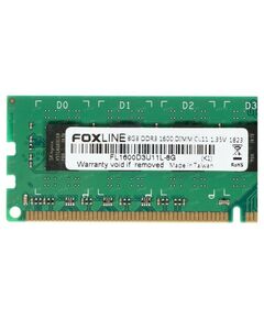 Оперативная память: Оперативная память Foxline 8Gb DIMM DDR3 1600MHz CL11 1.35v [FL1600D3U11L-8G] фотографии