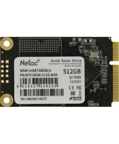 Купить SSD-накопитель Netac 512 Gb mSATA 6Gb/s [NT01N5M-512G-M3X], изображение 3 в компании Зеон