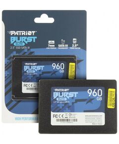 Купить SSD-накопитель Patriot 960 Gb Burst Elite SATA 6Gb/s 2.5" 3D QLC [PBE960GS25SSDR] в компании Зеон