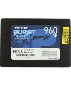 Купить SSD-накопитель Patriot 960 Gb Burst Elite SATA 6Gb/s 2.5" 3D QLC [PBE960GS25SSDR], изображение 2 в компании Зеон