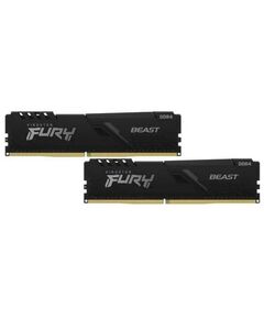 Оперативная память: Оперативная память Kingston Fury Beast 32Gb KIT 2*16Gb DDR4 DIMM <PC4-25600> CL16 [KF432C16BBK2/32] фотографии