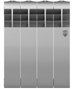 Радиаторы: Радиатор Royal Thermo BiLiner 350 /Silver Satin 4 секций [RTBSS35004] фотографии