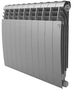 Радиаторы: Радиатор Royal Thermo BiLiner 500 /Silver Satin 10 секций [RTBSS50010] фотографии