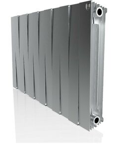 Радиаторы: Радиатор Royal Thermo PianoForte 500 new/Silver Satin 12 секций [RTPNSS50012] фотографии