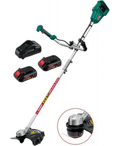 Триммеры: Бесщеточный триммер Зубр ТАБ-365-22 36В, 2х18В АКБ (2Ач) фотографии