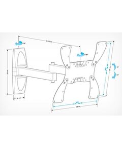 Купить Кронштейн Holder LCDS-5046 белый, изображение 2 в компании Зеон