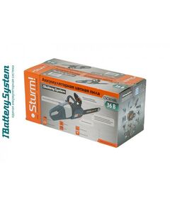 Цепные пилы: Пила цепная аккумуляторная Sturm! CSC3616BL 2x18 В, 1BatterySystem, шина 40 см, без ЗУ и АКБ фотографии