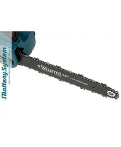 Цепные пилы: Пила цепная аккумуляторная Sturm! CSC3616BL 2x18 В, 1BatterySystem, шина 40 см, без ЗУ и АКБ фотографии