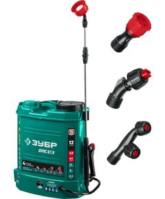 Опрыскиватели садовые: Опрыскиватель аккумуляторный Зубр ОПС-12 12 л бак, 12В, 8Ач фотографии