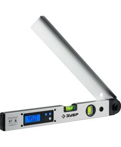 Угломеры, уклономеры: Угломер электронный Зубр Профессионал УГОЛ-40 400 мм, диапазон 0-230°, точность ±0,1°, HOLD, подсветка, фиксация угла [34288] фотографии