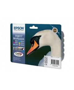 Купить Картриджи струйные Epson T0817 набор 6 цв. картриджей для Epson R270/290/RX590 [C13T11174A10] в компании Зеон