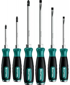 Отвертки: Набор ударных отверток KRAFTOOL IMPACT 25025 6 шт сквозной стержень Cr-Mo фотографии