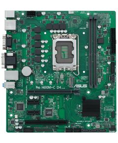 Купить Материнская плата Asus PRO H610M-C D4-CSM LGA1700 H610 PCI-E Dsub+HDMI+DP GbLAN SATA MicroATX 2DDR4 (RTL) в компании Зеон