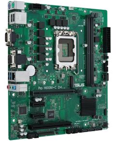 Купить Материнская плата Asus PRO H610M-C D4-CSM LGA1700 H610 PCI-E Dsub+HDMI+DP GbLAN SATA MicroATX 2DDR4 (RTL), изображение 3 в компании Зеон