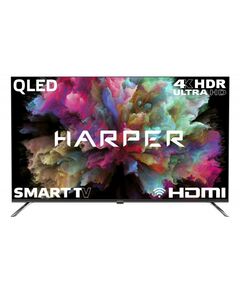 ЖК-телевизоры: ЖК-телевизор HARPER 50Q850TS 50" QLED, 3840x2160, HDMI, LAN, WiFi, BT, USB, DVB-T2, SmartTV фотографии