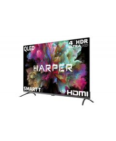 ЖК-телевизоры: ЖК-телевизор HARPER 50Q850TS 50" QLED, 3840x2160, HDMI, LAN, WiFi, BT, USB, DVB-T2, SmartTV фотографии