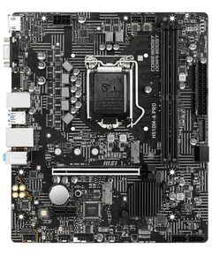 Купить Материнская плата MSI H510M-A PRO LGA1200  PCI-E Dsub+HDMI GbLAN SATA MicroATX 2DDR4 RTL в компании Зеон