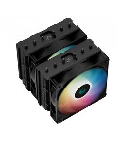 Вентиляторы и охлаждение: Кулер для процессора Deepcool AG620 BK ARGB 115x/1200/1700/2011/AM4/AM5, 29.4дБ, 300-1850 об/мин, Al+тепл.трубки [R-AG620-BKANMN-G-2] фотографии