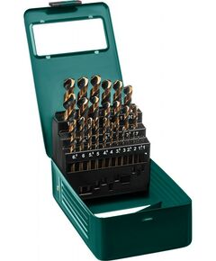 Наборы оснастки: Набор сверл по металлу KRAFTOOL COBALT 25шт 1-13мм HSS-Co(8%), сталь М42(S2-10-1-8) [29656-H25] фотографии