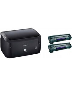Лазерные принтеры: Принтер Canon i-SENSYS LBP6030B Bundle Black A4, 18 стр/мин, 32Mb,2400dpi, USB2.0, лазерный, 2 картриджа фотографии