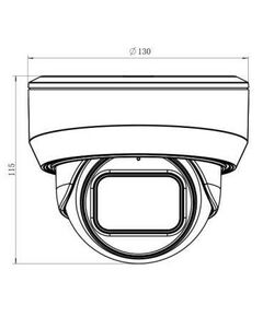 Купить IP-камера Beward SV2012DZ 2 Мп, 1/2.8" КМОП Sony Starvis, 0.002 лк (день)/0.001 лк (ночь), 2xWDR до 120 дБ, 3 потока H.265/Н.264 HP/MP/BP, MJPEG, 30к/с, 1920x1080, моторизованный объектив 2.7-13.5, автофокус, электромеханический ИК-фильтр, ИК-подсветка (д, изображение 2 в компании Зеон