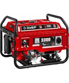 Электростанции: Бензиновый генератор с электростартером Зубр СБ-3300Е 3300 Вт фотографии