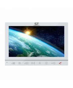 Купить Домофон ST ST-M200/10 (S/SD) белый 10" TFT LCD, цветной, 1024*600, CVBS/TVI/CVI/AHD (720Р/960P/1080P), интерком, автоответчик в компании Зеон