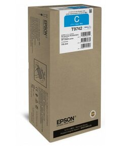 Купить Картридж для струйного принтера Epson T9742 XXL для WorkForce Pro WF-C869R Голубой [C13T974200] в компании Зеон